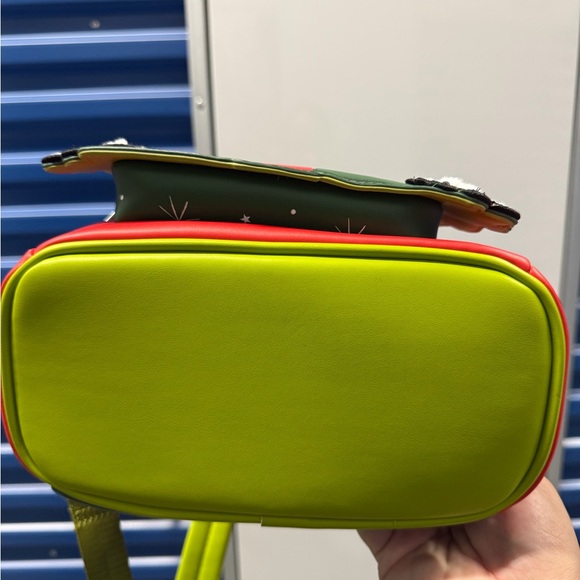 Loungefly Dr. Seuss Grinch Red and Green Backpack - Picture 4 of 5